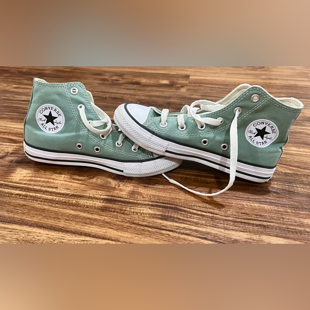Converse Kids' Sage Green High-Top Sneakers